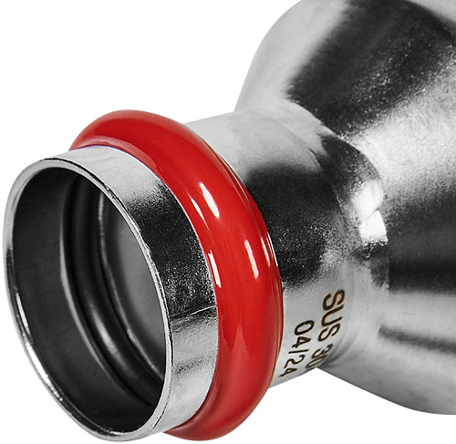 Муфта переходная НПр-ВПр 54*28 прессовая нержавеющая сталь Rommer RSS-0020-005428 купить