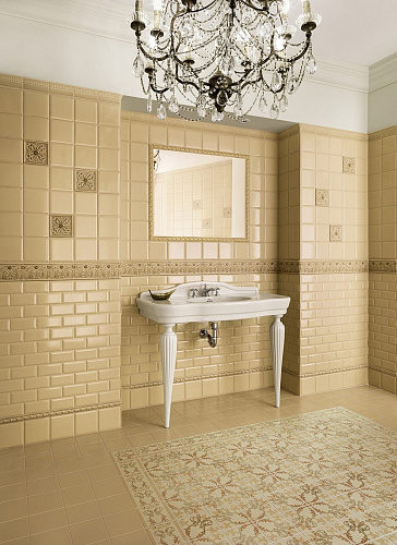 Декор Rialto Crema Formella Floreale Painted 15*15 см, Vallelunga&C G30059 купить