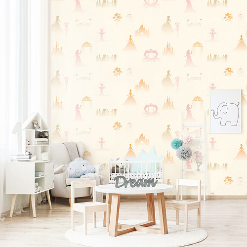 Обои Kids Land 54278-3 Andrea Rossi виниловые на флизелиновой основе 1.06*10м бежевый купить
