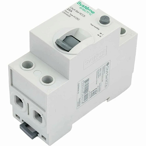 Устройство защитного отключения 2П 25А 30мА City9 Set тип AC Systeme Electric 5454011 купить