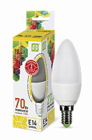 Лампа светодиодная ASD LED-С37-standard E14 3000К 7.5Вт