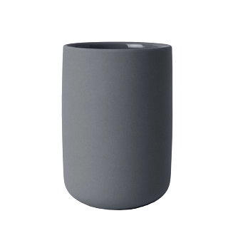 Стакан для зубных щеток настольный FEEL GRAY серый,керамика FORA FOR-FE044GR купить