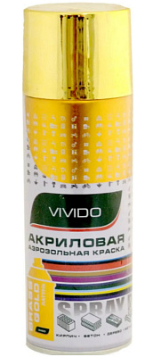 Краска VESLEE аэрозоль акриловая латунь металлик (0.52л) купить
