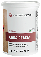 Воск для известковых покрытий Vincent Decor Cera Realta - 1 л