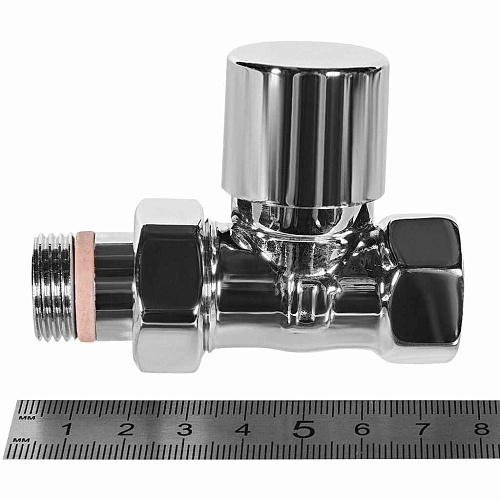 Клапан запорно-балансировочный Design прямой 1/2 хром Stout SVLD-0001-000015C купить