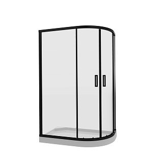 Ограждение душевое Nova NG-6821-08ВLACK прозрачное стекло 1200*800*1950 Niagara 682108111BLACK купить