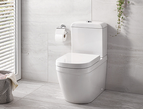 Унитаз Euro Ceramic напольный универсальный выпуск безободковый альпин-белый, GROHE 39338000 купить