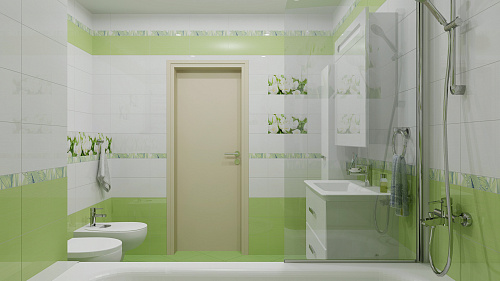 Плитка настенная Элара верде 20.1*40.5 см, AZORI 503961101 купить