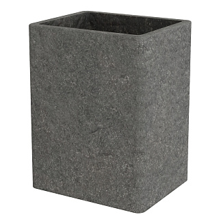 Стакан настольный FORA "Stone" Black полирезин FOR-STN44BL купить