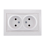 Розетка LEZARD MIRA 701-0202-128 2-местная Розетка LEZARD MIRA 701-0202-128 2-местная