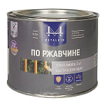 Грунт-эмаль по ржавчине 3в1 MetalKID быстросохнущая RAL 9003 белый (0.5л)