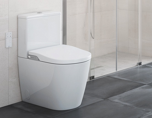 Унитаз- биде-компакт напольный ROCA In-Wash Inspira 80306L001 белый купить