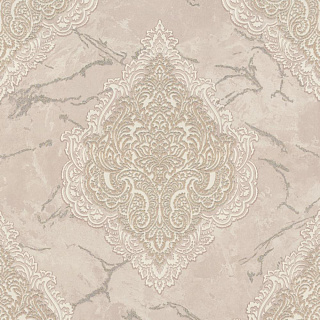 Обои Sultan горячее тиснение 1.06*10м бежевые Eurodecor 7135-01 купить