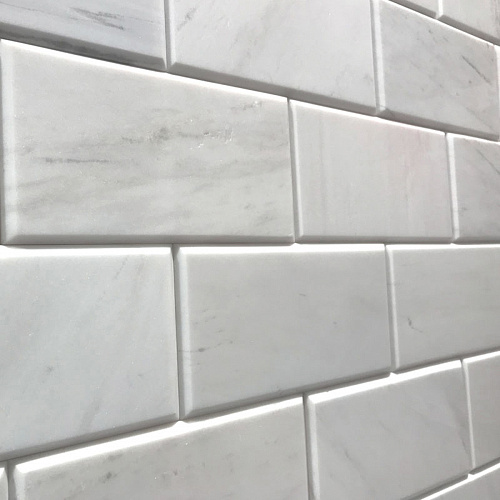 Плитка настенная натуральный мрамор MwP BL 7.4*14.8см Starmosaic купить