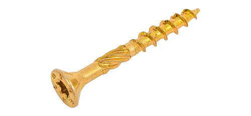 Саморез универсальный потайной Torx 3,5* 30 500шт желтый цинк Daxmer 00000411376 купить