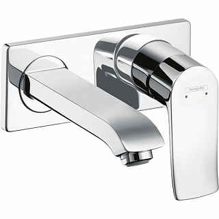 Смеситель HANSGROHE Metris 31085000 для раковины (внешняя часть) хром купить
