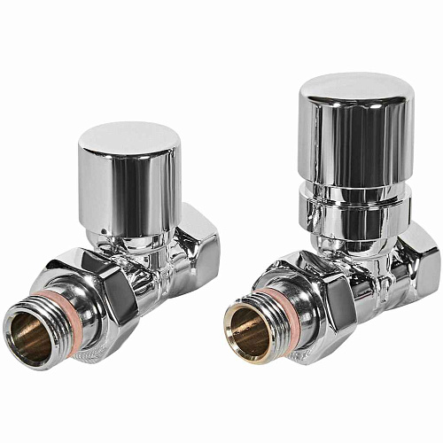Комплект клапанов термостатических Design прямой 1/2 хром Stout SVTDK-0001-000015C купить