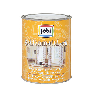 Алкидная эмаль JOBI SeidenmattLack Белая (База А) 0.9 л купить