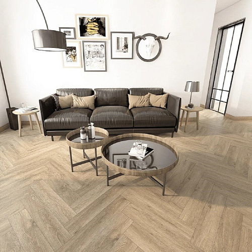 Ламинат SPC Purple 4V водостойкий Дуб Бове 640*128*4мм 43класс Icon Floor PL07 купить