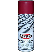 Краска Veslee для металлочерепицы винно-красный VL-P6 3005 (0.52л)