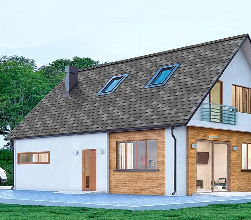Черепица многослойная 4D4X21-3633RUS (2 м2/уп.) Ранчо Серебро SHINGLAS 072336 купить