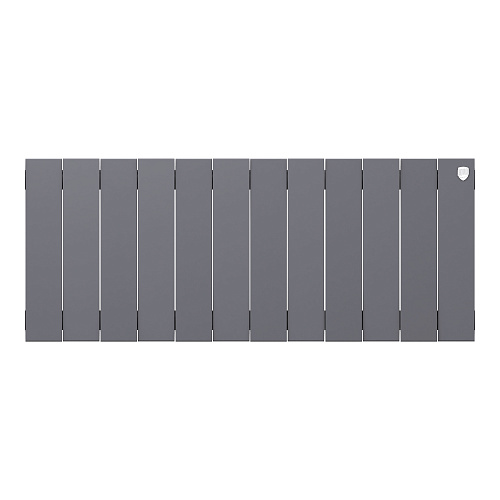 Радиатор биметаллический PianoForte 300мм 12 секций Silver Satin Royal Thermo RTPSS30012 купить