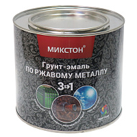 Грунт-эмаль по ржавчине Микстон 3в1 Голубая (2.4кг)