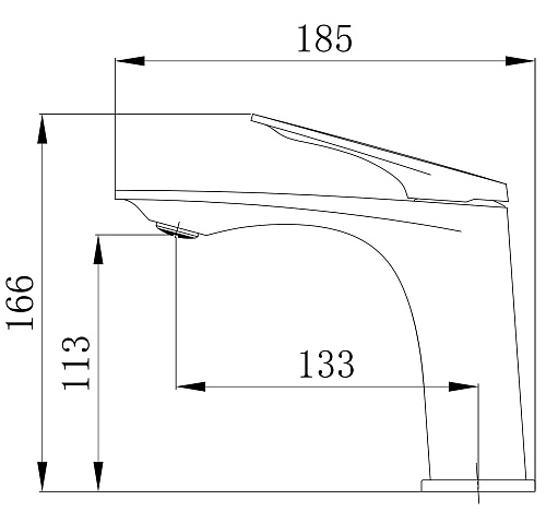 Смеситель MITSUISHI для раковины хром TOKITO TOK-MIT-1011 купить