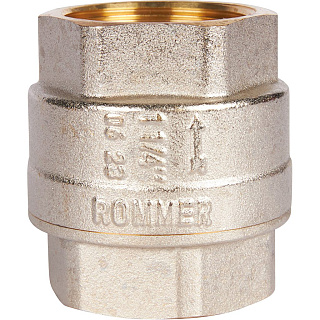 Клапан обратный 1 1/4 пружинный муфтовый с металлическим седлом Rommer RVC-0001-000032 купить