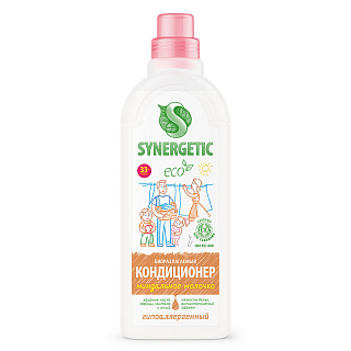 Кондиционер для белья гипоаллергенный миндальное молочко 1л SYNERGETIC 110101/8 купить