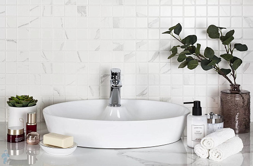 Мозаика керамическая Carrara Matt 48*48мм (PMWB82223) 306*306*6мм Starmosaic 1237233 купить