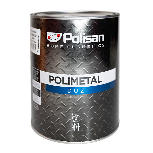 Грунт-эмаль по ржавчине 3в1 POLIMETAL гладкая Антрацит Polisan 91X01971000 (2.5л) купить