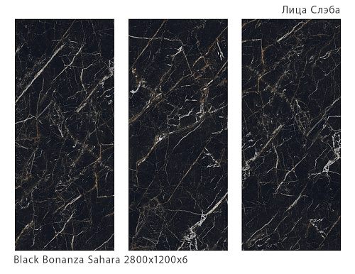 Слэб керамический BLACK BONANZA SAHARA MICROCID  2800*1200*6мм Staro 79542589 купить