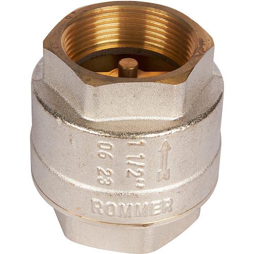 Клапан обратный 1 1/2 пружинный муфтовый с металлическим седлом Rommer RVC-0001-000040 купить