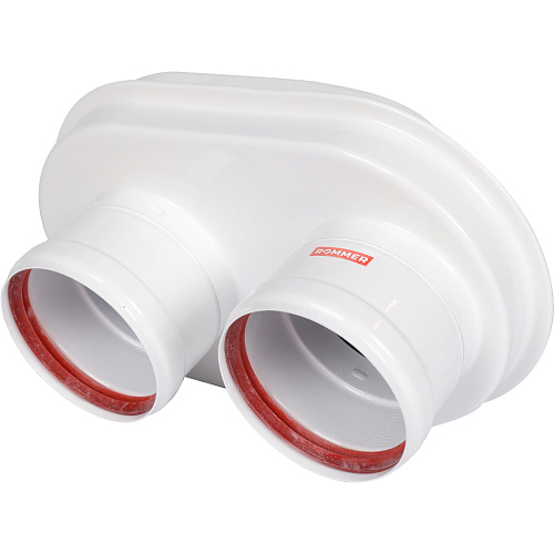Адаптер моноблочный D 80/80 универсальный коаксиальный Rommer RCA-8080-250022 купить