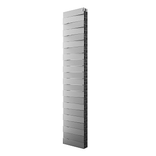 Радиатор биметаллический PianoForte Tower 300 22 секции Royal Thermo RTPFTSS30022 Silver Satin купить