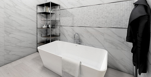 Керамогранит Calacatta Grey Glossy 120*60см Absolut Gres AB1013G купить