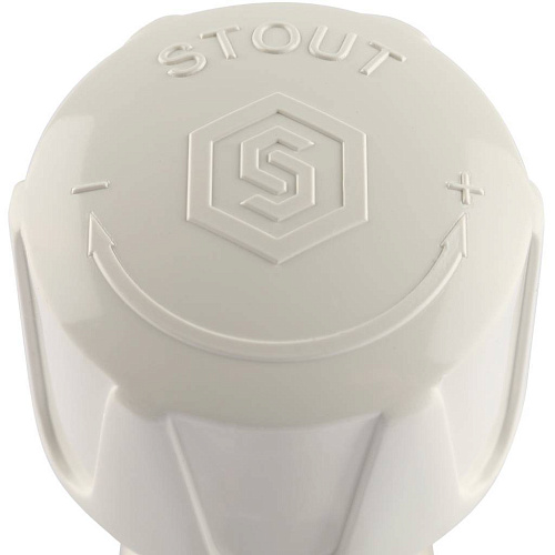 Клапан ручной для радиатора 1/2 прямой с неподъемным шпинделем Stout SVRs-1172-000015 купить