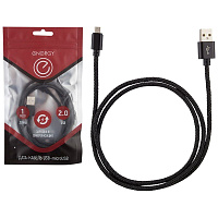 Кабель ET-02 USB/micro/USB ENERGY черный 006279