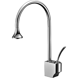 Смеситель Lemark Soul LM6005C для кухни с высоким изливом хром купить