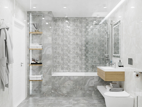 Плитка настенная OPALE GREY STRUTTURA 31.5*63см AZORI купить