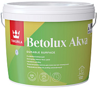 Краска для полов Tikkurila Betolux Akva полуглянцевая база А белая (2.7л)