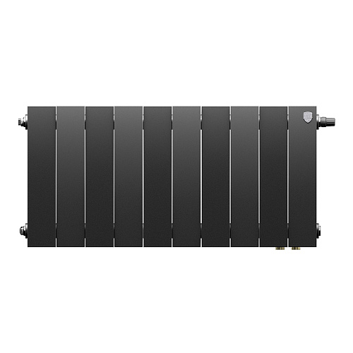 Радиатор биметаллический PianoForte 300 VDR80 8 секций Royal Thermo RTPNSVDR8030008 Noir Sable купить