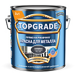 Краска для металла гладкая Topgrade by Hammerite глянцевая RAL7024 Графитовый TopGrade 50036342 (2л)