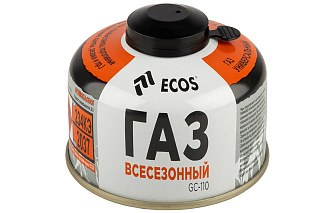 Баллон с газом GC-110 для портативных горелок 110г всесезон ЭКОС  купить
