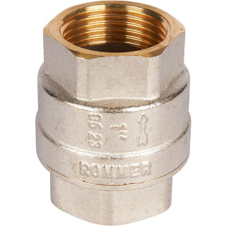 Клапан обратный 1 пружинный муфтовый с металлическим седлом Rommer RVC-0001-000025 купить