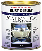 Краска для яхт и лодок ниже ватерлинии Rust-Oleum Marine Coatings 207012 черный (0.946л)