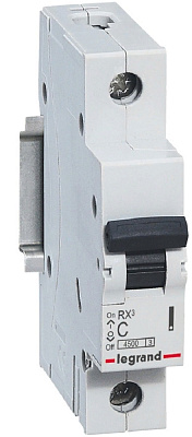 Выключатель автоматический RX3 419670 1П 63A 4.5кА Legrand 387400 купить