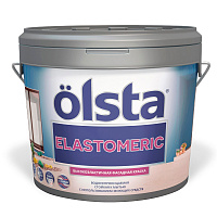 Краска фасадная Elastomeric Olsta OFLA-90, база А (9л) 