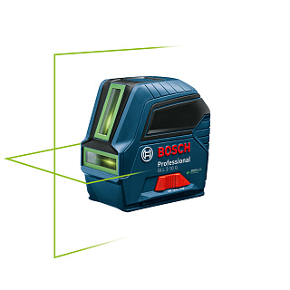 Лазерный нивелир Bosch GLL 2-10 G  лин гориз/верт самовыр до 10м +/- 0.3мм/м (зеленый луч) (0601063P00) купить